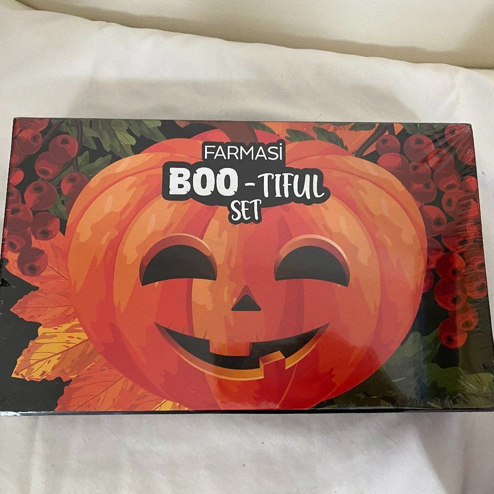 NWT Farmasi Bootiful Set Fall Sent Pumpkin & Cinnamon